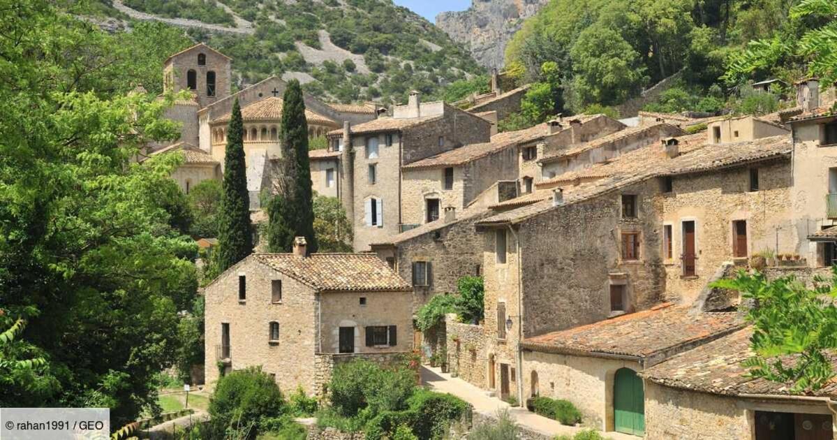 La Maison De La Traverse Saint-Guilhem-le-Desert Bagian luar foto